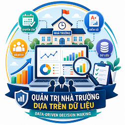 Quản trị nhà trường dựa trên dữ liệu (Data-Driven Decision Making): Xây dựng mô hình thu thập và phân tích dữ liệu toàn diện (chuyên cần, điểm số, hành vi) để hỗ trợ ban giám hiệu đưa ra quyết sách kịp thời.