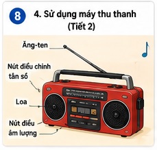 Tuần 8 - Tiết 8: Bài 4. Sử dụng máy thu thanh (Tiết 2)