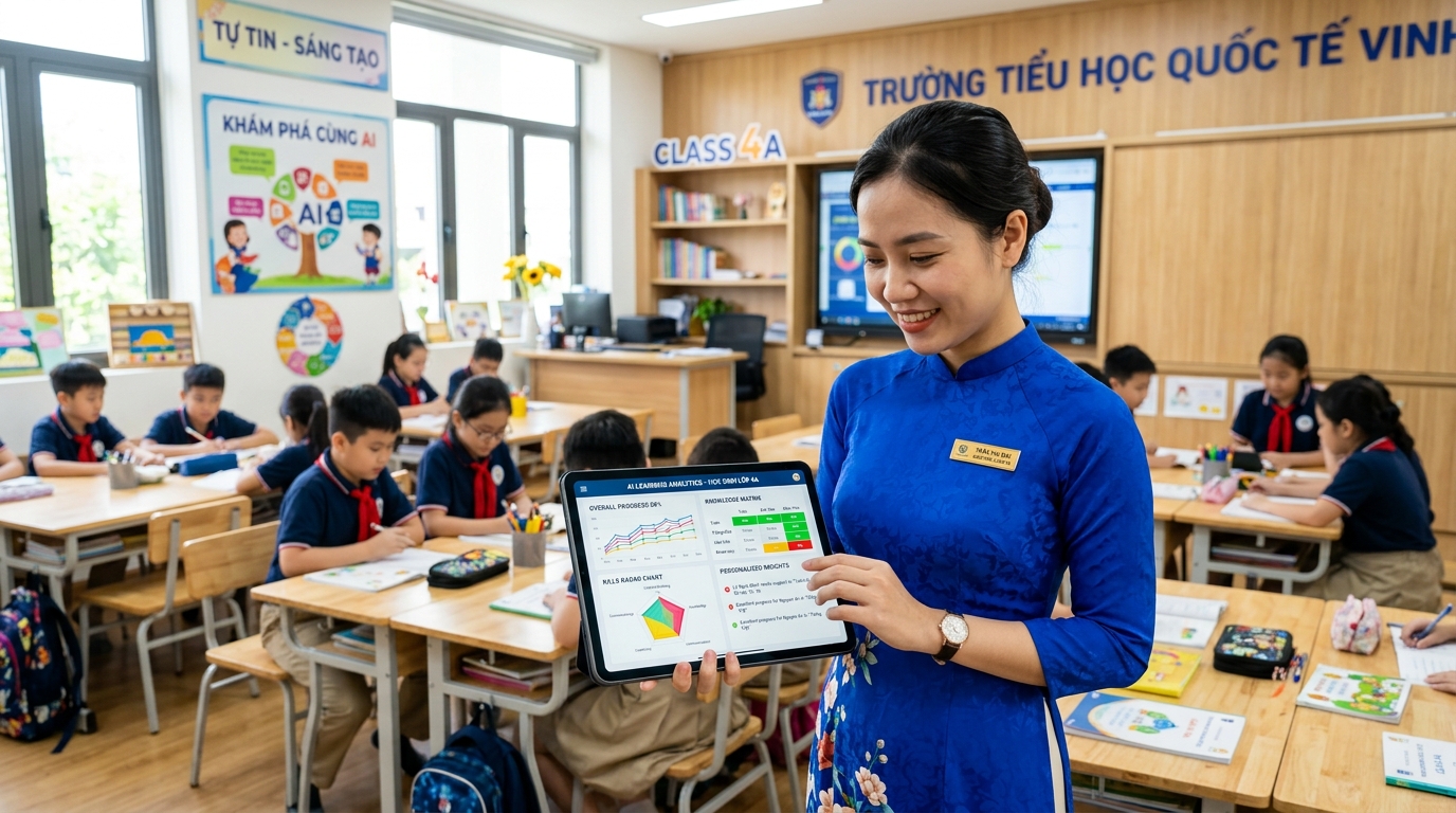 Bảng điều khiển phân tích dữ liệu học tập thông minh trên ETAN