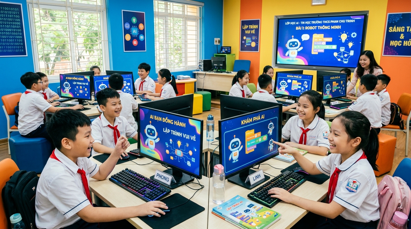 Hệ Thống ETAN và Hành Trình Tích Hợp Trí Tuệ Nhân Tạo (AI): Đột Phá Năng Lực Số Cho Học Sinh Tiểu Học Chuẩn GDPT 2018